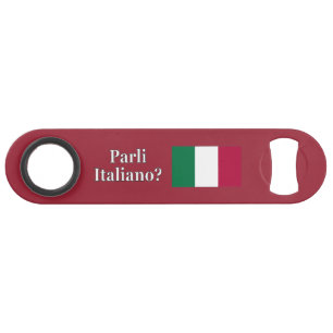 Parlez-vous italien ? en italien. Wf de drapeau