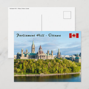 Parliament Hill in Ottawa - Ontario, Canada Briefkaart