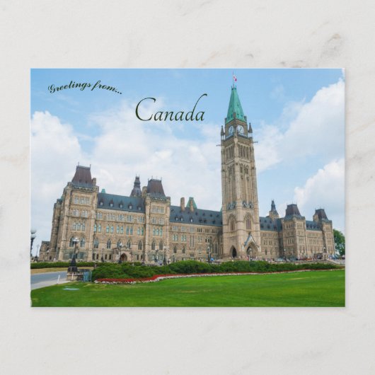 Parliament Hill Ottawa Ontario Canada Briefkaart (Voorkant)