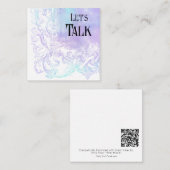 *~* Parlons de la carte de note plat AP63 Relation (Devant / Derrière)