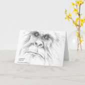 Parlons les cartes de note de Bigfoot (Fleur jaune)