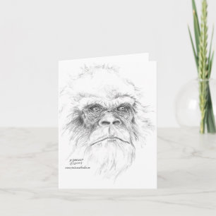 Parlons les cartes de voeux de Bigfoot