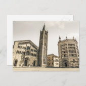 Parma Emilia Romagna Piazza Del Duomo Italië Feestdagenkaart (Voorkant / Achterkant)