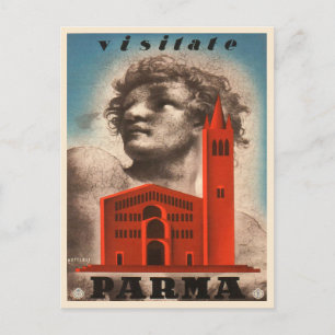 Parma, Italië Vintage Travel Briefkaart