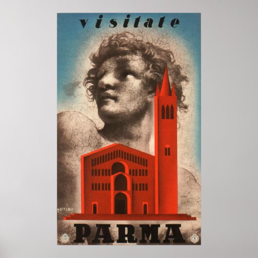 Parma, Italië Vintage Travel Poster (Voorkant)