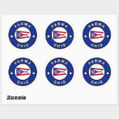 Parma Ohio Ronde Sticker (Vel)