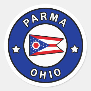 Parma Ohio Ronde Sticker