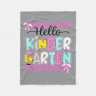 Parmantig Hallo Kleuterschool Terug naar school Co Fleece Deken