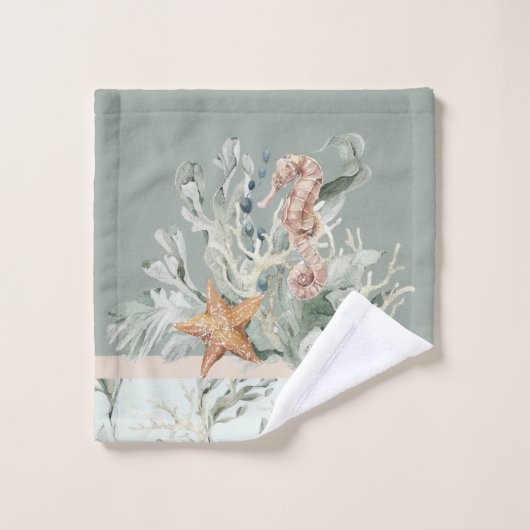 Parmi les algues (Gant de toilette)