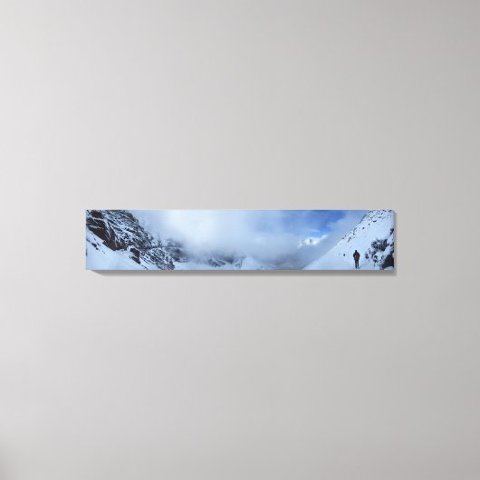 Parmigan Pass Noord - Glacier National Park Canvas Afdruk (Voorkant)