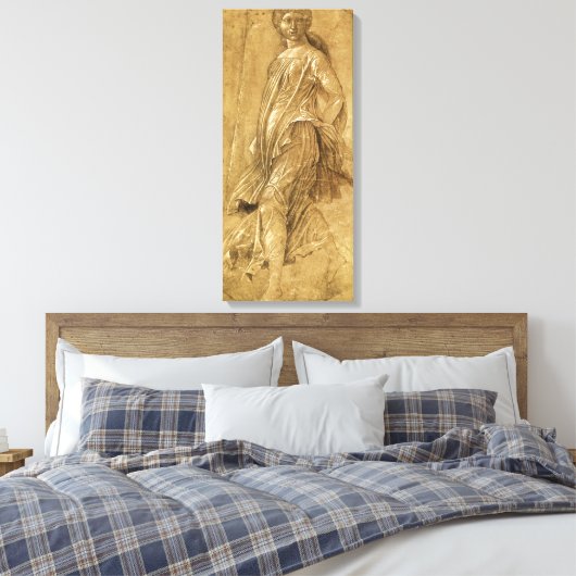 Parnassus, Dansende Muse van Andrea Mantegna Canvas Afdruk (Insitu (Slaapkamer))