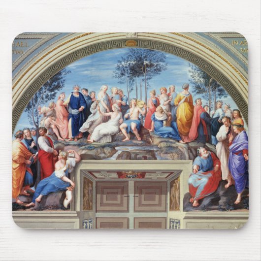 Parnassus en de Disputa van de Stanza della S Muismat (Voorkant)