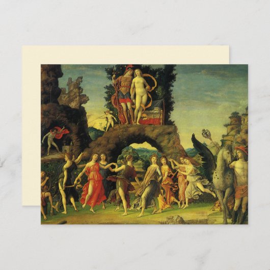 Parnassus, Mars en Venus door Andrea Mantegna (Voorkant / Achterkant)