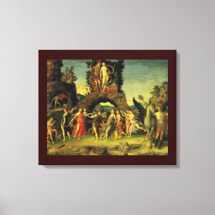 Parnassus, Mars en Venus van Andrea Mantegna Canvas Afdruk