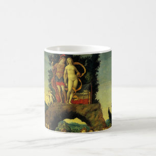 Parnassus, Mars en Venus van Andrea Mantegna Koffiemok