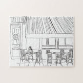 Parner noir et blanc Jigsaw Puzzle (Horizontal)