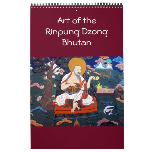 paro dzong bhutan art kalender (Hoes)
