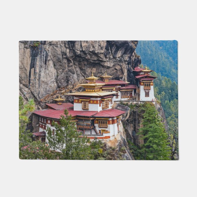 Paro Taktsang: het Nest-klooster van de Tijger - B Deurmat (Voorkant)