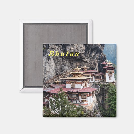 Paro Taktsang: het Nest-klooster van de Tijger - B Magneet (Voorkant / Achterkant)