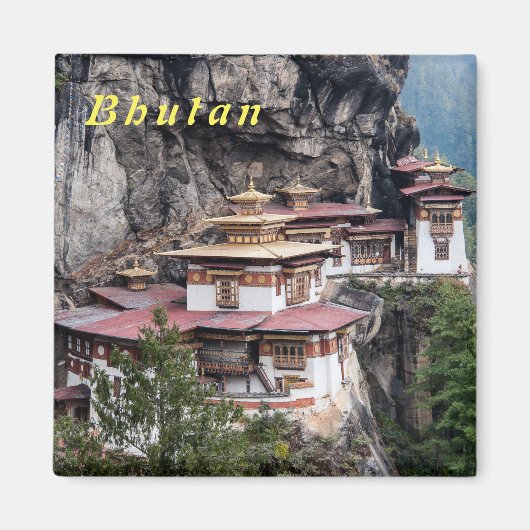 Paro Taktsang: het Nest-klooster van de Tijger - B Magneet (Voorkant)