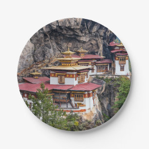Paro Taktsang: het Nest-klooster van de Tijger - B Papieren Bordje