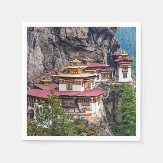 Paro Taktsang: het Nest-klooster van de Tijger - B Servet (Voorkant)