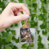 Paro Taktsang: het Nest-klooster van de Tijger - B Sleutelhanger (Hand)