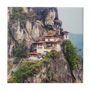 Paro Taktsang: Het Nest-klooster van de Tijger - B Tegeltje