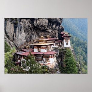 Paro Taktsang: Het Tijgernest Klooster - Bhutan Poster