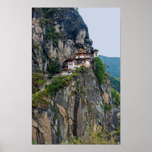 Paro Taktsang: Het Tijgernest Klooster - Bhutan Poster