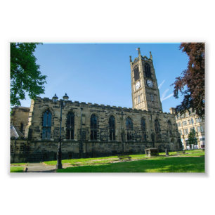 Parochiekerk St Peter, Huddersfield Foto Afdruk