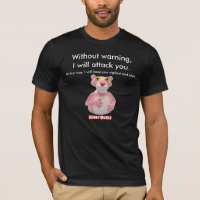 Parodie rose CelebriDucks. de T-shirt de panthère