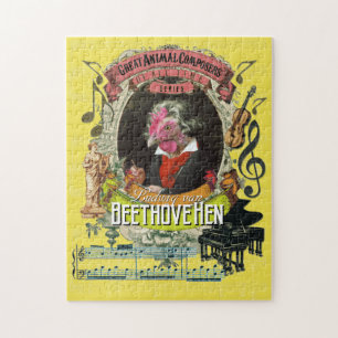 Parodie van Beethoven van de Componist van Legpuzzel