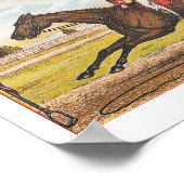 Parole -Amerikaans paard Poster (Hoek)