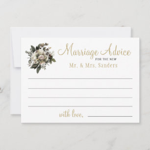 Parole de conseil mariage floral d'hiver
