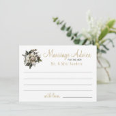 Parole de conseil mariage floral d'hiver (Debout devant)