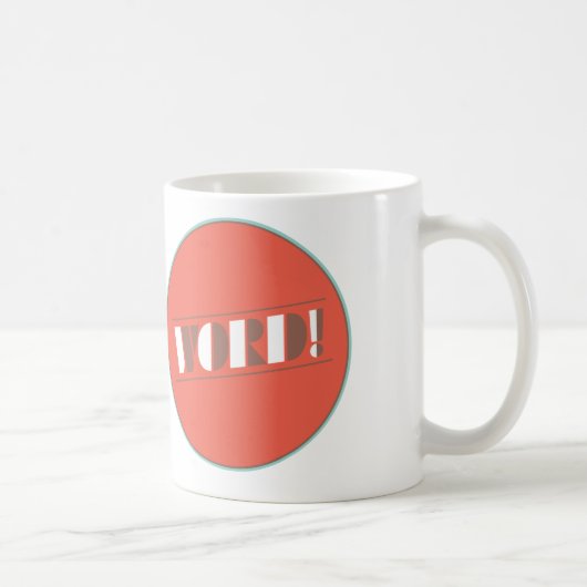 Parole ! Mug café par Good Humour Design (Droite)