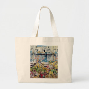 Paros 1985 grote tote bag