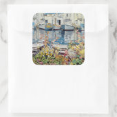 Paros 1985 vierkante sticker (Tas)