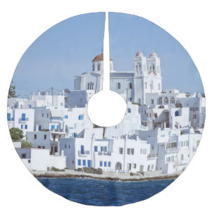 Paros Village Naoussa Island Uitzicht Kerstboom Rok