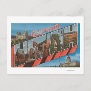 Parowan, UtahLarge Letter ScenesParowan, UT Briefkaart