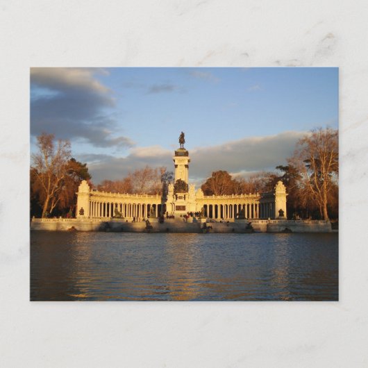 Parque de El Retiro, Madrid, Spanje Briefkaart (Voorkant)