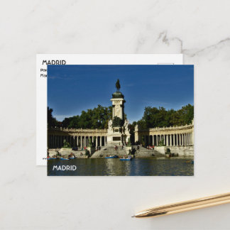 Parque El Retiro Madrid Briefkaart