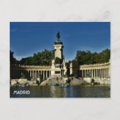 Parque El Retiro Madrid Briefkaart (Voorkant)