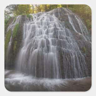 Parque Natural del Monasterio - Waterfall Vierkante Sticker