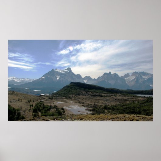 Parque Torres del Paine, Chili Poster (Voorkant)
