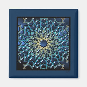 Parquet Magnet - Navy Blue Magneet