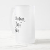 Parrain de la Mariée Mug en Verre Frosted Bière (Devant gauche)