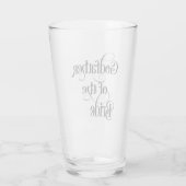 Parrain de la Mariée Verre (Dos)