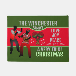 PARRANDEROS MET EEN HELEMAAL Tini-Kerstmis Deurmat
